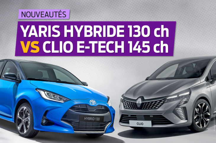 android auto,  apple carplay,  moteur 3 cylindres,  toyota,  toyota yaris,  berlines,  renault,  renault clio, android, toyota yaris hybride 136 vs renault clio e-tech 145 restylée : premier match
