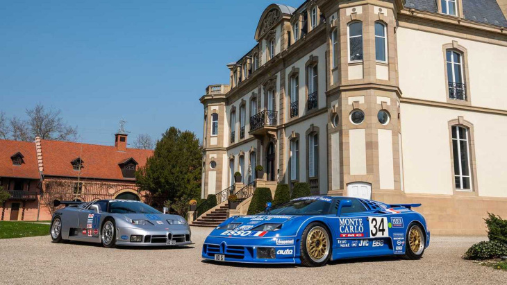 Bugatti EB110, la belle bleue des 24 Heures du Mans 1994