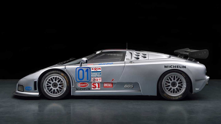 Bugatti EB110, la belle bleue des 24 Heures du Mans 1994