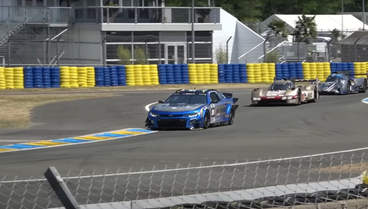 VIDEO – Quand la Nascar du Garage 56 double une LMP2 aux 24 Heures du Mans