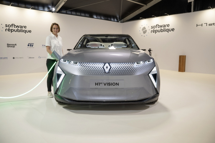 recharge,  technologies de sécurité active et passive,  voiture électrique,  renault, renault présente les technologies de ses futurs modèles avec le concept h1st vision