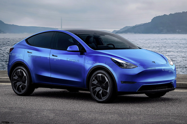 Tesla Model 2 (2025). Notre illustration du futur SUV compact électrique