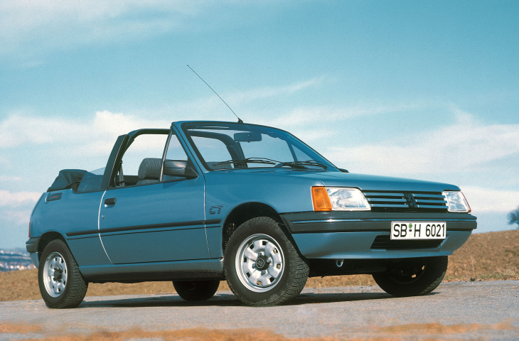 205 cabriolet, peugeot, peugeot 205 cabriolet (1986 – 1995), un charme étonnamment accessible, dès 4 500 €