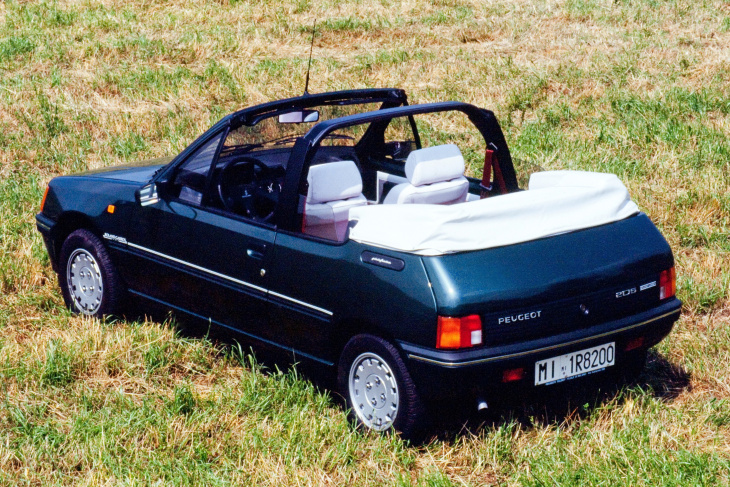 205 cabriolet, peugeot, peugeot 205 cabriolet (1986 – 1995), un charme étonnamment accessible, dès 4 500 €