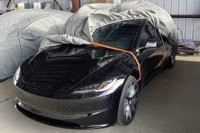 Ceci est vraisemblablement la Tesla Model 3 restylée.