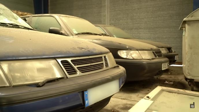 VIDEO - Qui veut récupérer ces Saab dans une concession française à l'abandon ?