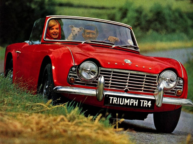 tr 4, triumph, triumph tr4 (1961 – 1967), une rafraichissante rudesse, dès 22 000 €