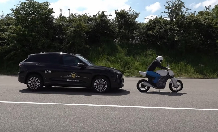 La sécurité des motocyclistes est une nouvelle donnée dans les tests d'Euro NCAP.