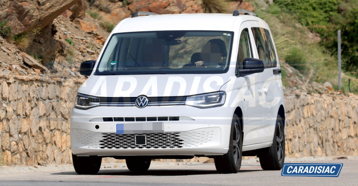 Scoop – Volkswagen Caddy hybride : il ne se cache plus