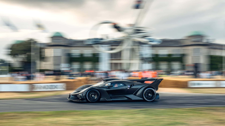 La Bugatti Bolide a fait le show lors du Festival de vitesse de Goodwood