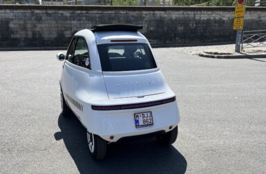 essai – microlino : le retour du pot de yaourt, avec un moteur électrique