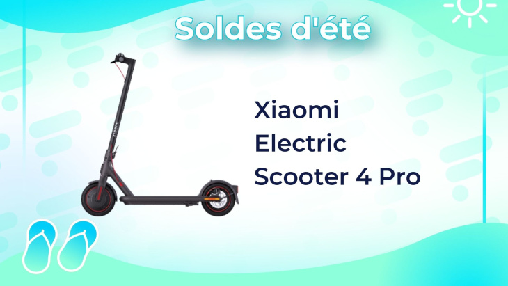 amazon, android, xiaomi electric scooter 4 pro : cette trottinette premium a droit à 200 € de réduction pendant les soldes