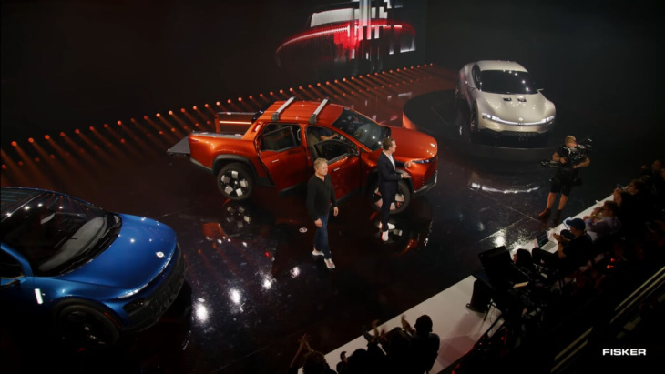 Fisker se lance à l’assaut de Tesla : voici le pick-up Alaska, le SUV compact Pear et la sportive Ronin
