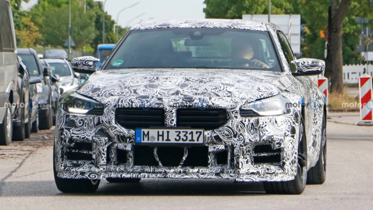 La BMW M2 CS espionnée avec une nouvelle face avant
