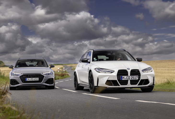 Essai comparatif : la BMW M3 Touring défie l'Audi RS4