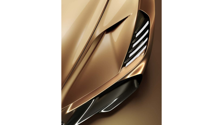 La Bugatti Mistral adopte le doré de la Chiron Golden Era
