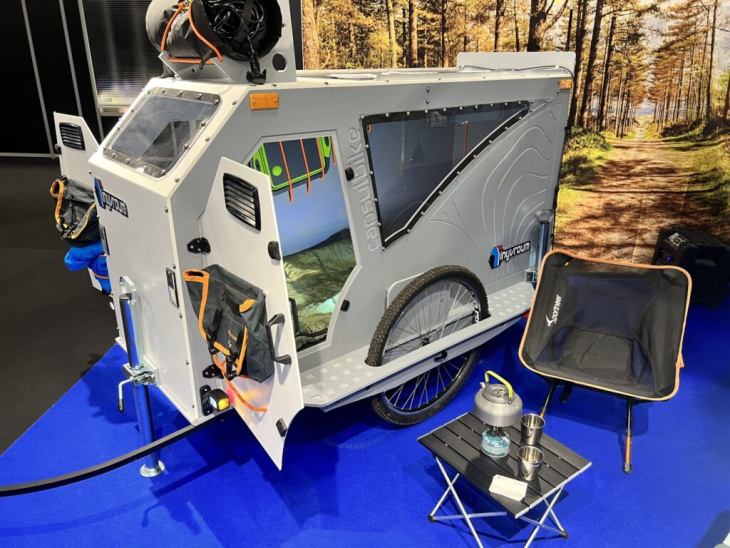 Ces mini-caravanes sont spécialement conçues pour les vélos électriques