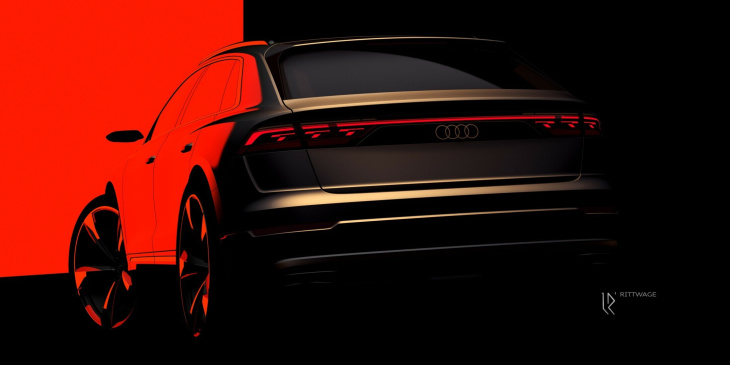 L'Audi Q8 restylé (2023) commence à se montrer