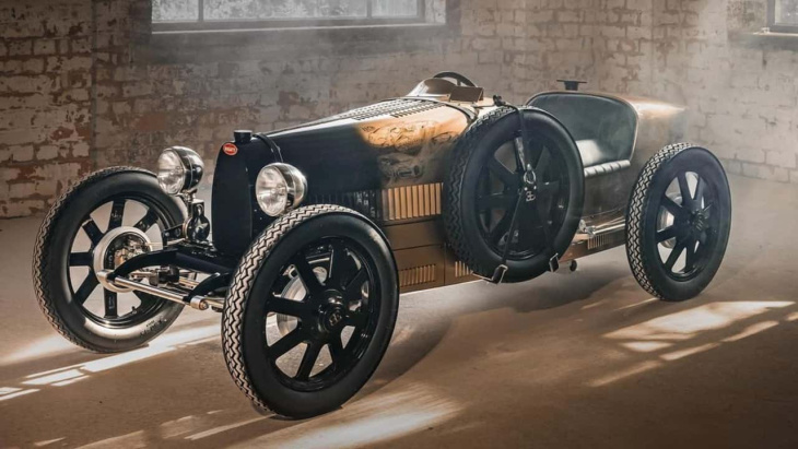 La Bugatti Baby II reçoit elle aussi la teinte Golden Era