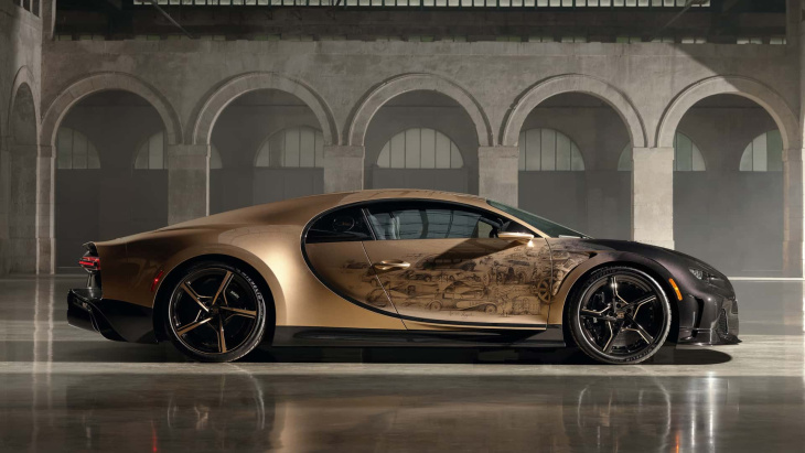 La Bugatti Baby II reçoit elle aussi la teinte Golden Era