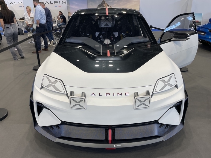 Le concept Alpine A20B, l'une des grandes nouveautés présentes au salon de Lyon.e