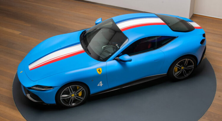 Ferrari Roma : un exemplaire aux couleurs de la France