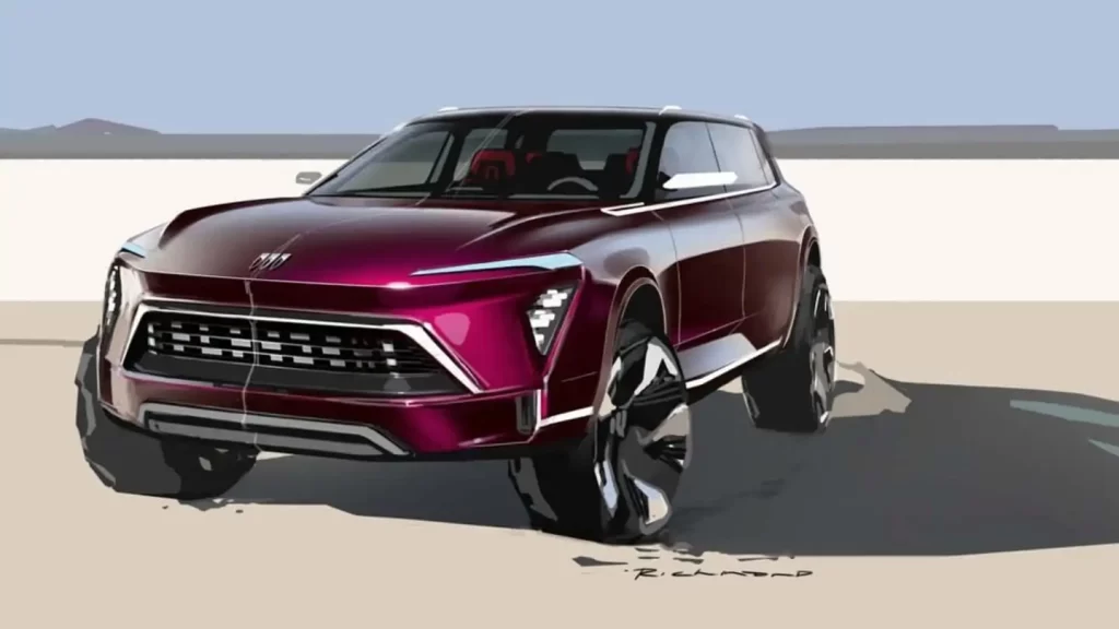 Un sketch de design montre que Buick pourrait travailler sur un VUS électrique plus robuste