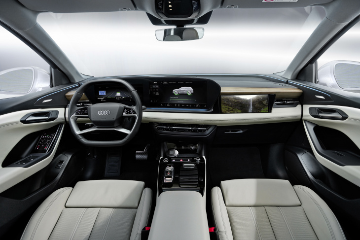 Audi Q6 e-tron (2024). Un habitacle inédit pour le nouveau SUV électrique
