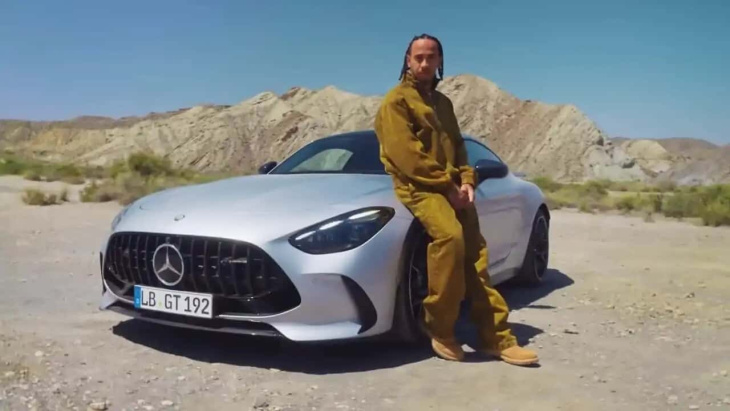 Vidéo - Lewis Hamilton soulève la poussière avec la Mercedes-AMG GT 2024