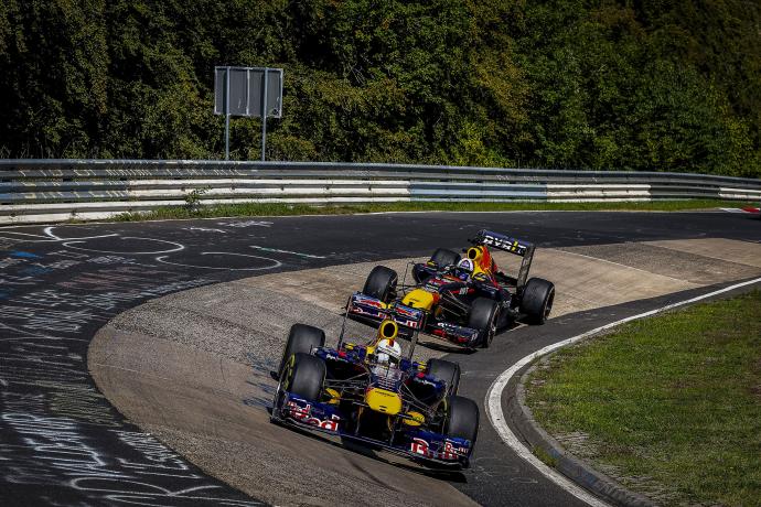 VIDEO - Sebastian Vettel fait hurler une F1 nourrie à l’E-Fuel sur le Nürburgring