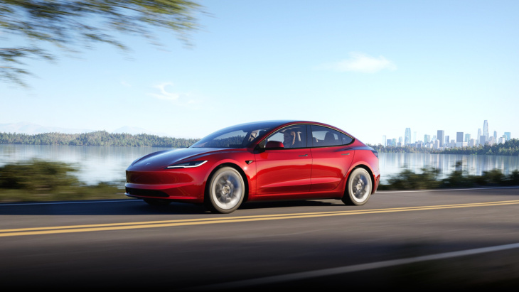 On connaît désormais (presque) toutes les spécificités techniques de la nouvelle Tesla Model 3 restylée