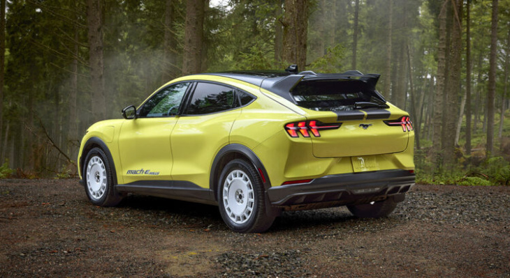 ford mustang mach-e rally : une version baroudeuse pour la route