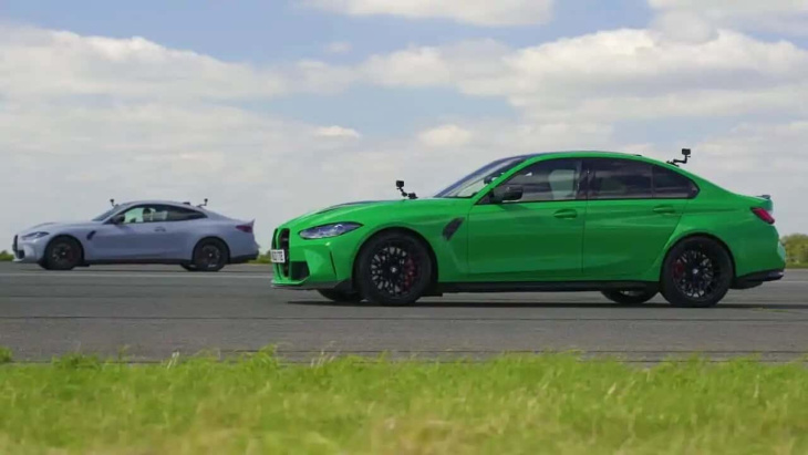 Vidéo - Les BMW M3 CS et BMW M4 CSL s’affrontent en ligne droite