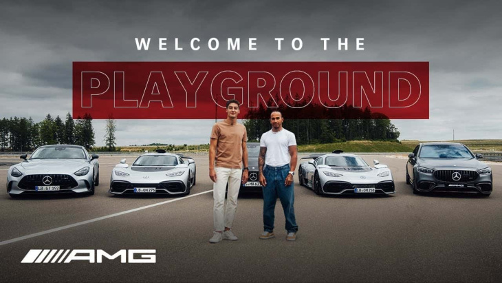 Vidéo - Lewis Hamilton et George Russell s'affrontent en Mercedes-AMG One