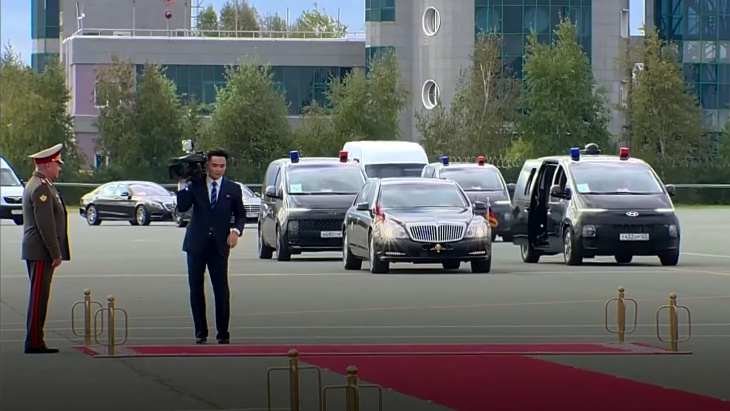 Le dictateur de Corée du Nord utilise des Hyundai de Corée du sud !