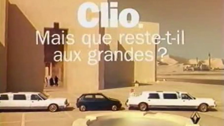 Renault Clio : 33 ans de production et 33 ans de pub