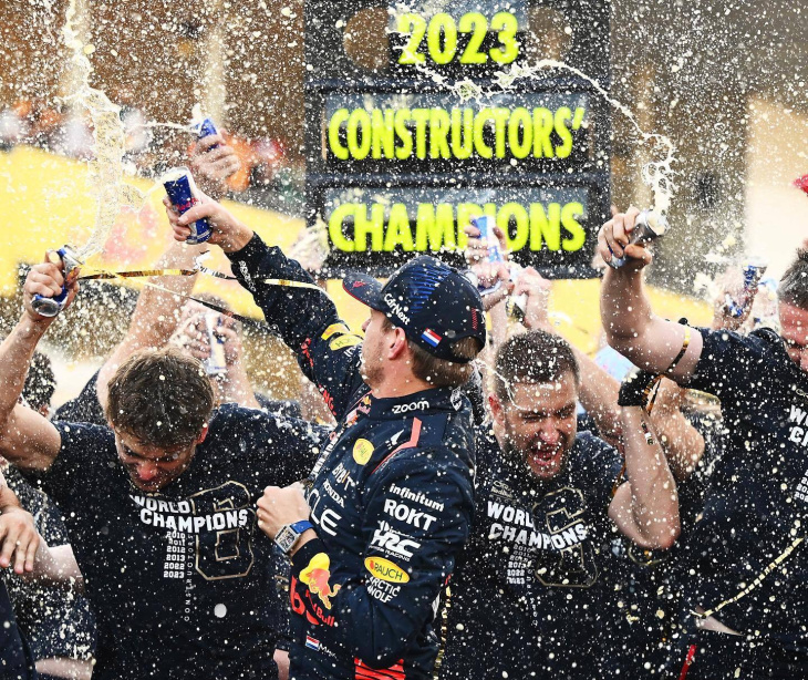 Champion constructeur en F1 pour la 6ème fois, Red Bull se rapproche des écuries légendaires