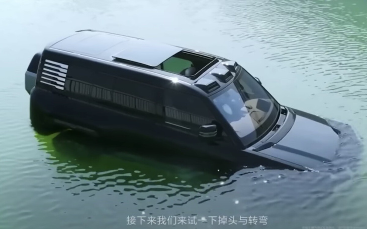 Le YangWang U8 de BYD peut flotter sur l’eau !