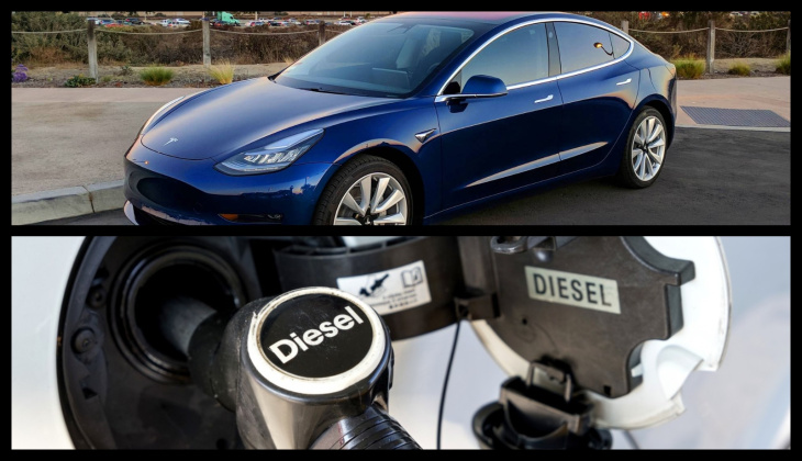 prix, diesel, voitures électriques, voitures d'occasion : les prix des électriques chutent, ceux des diesels augmentent