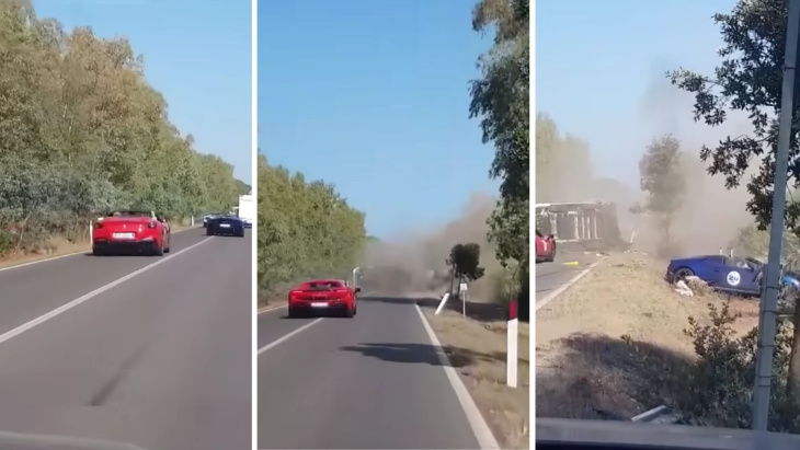 VIDEO - Un tragique accident entre une Ferrari et une Lamborghini