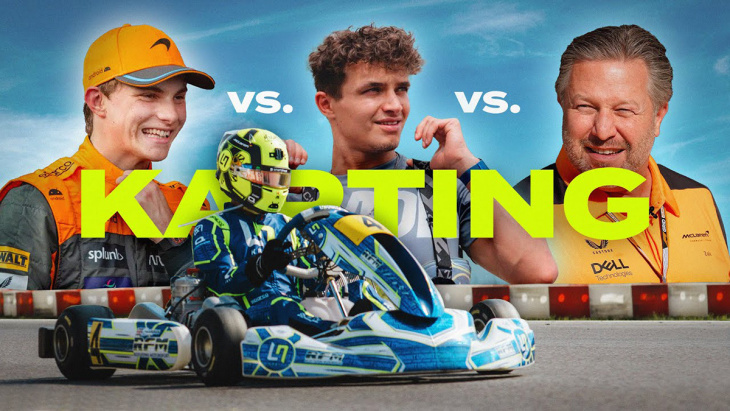 VIDEO - Entre deux Grand Prix, Lando Norris et Oscar Piastri s’amusent en karting