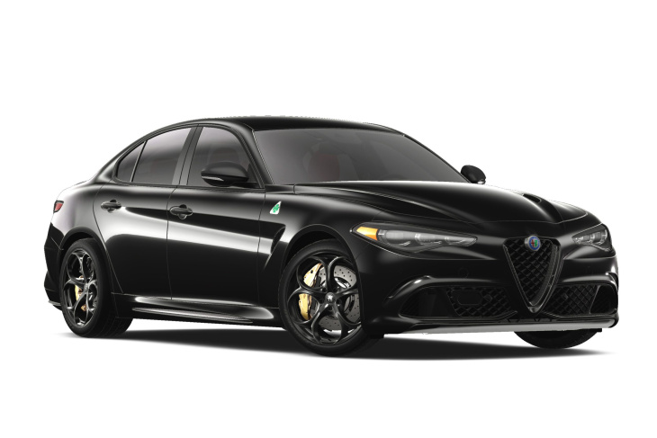 Alfa Romeo lance les éditions Carbon Quadrifoglio 2024 de la Giulia et du Stelvio