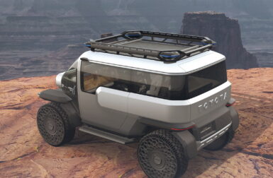 toyota baby lunar cruiser : calty présente un rover futuriste avec des airs du célèbre land cruiser fj40