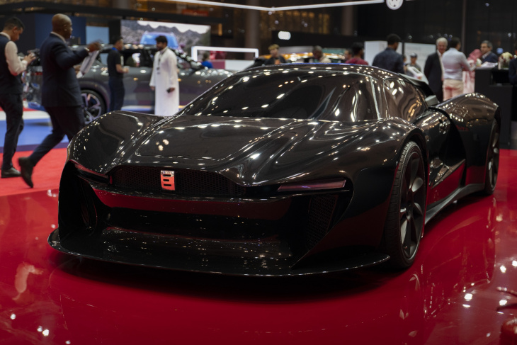 GIMS Qatar 2023 : voici l'étonnante Entop Simurgh, une supercar afghane