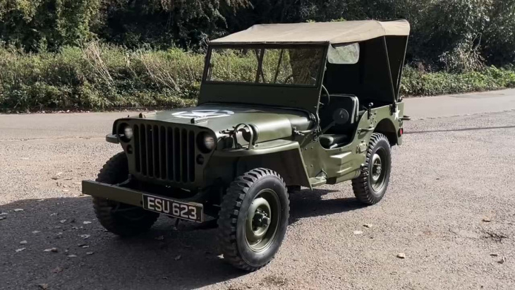 WWII Willy Jeep from Saving Private Ryan is up for auction.