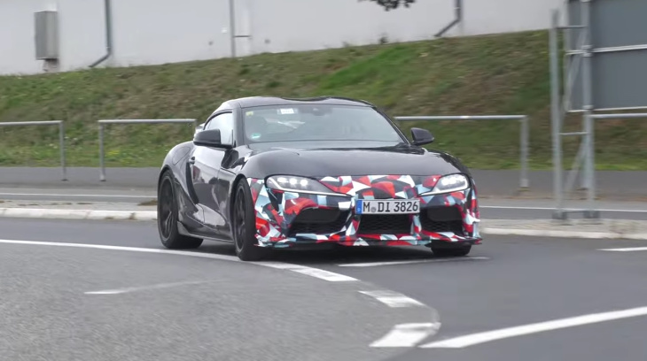 VIDEO - La version radicale de la Toyota Supra s'entraîne sur le Nürburgring