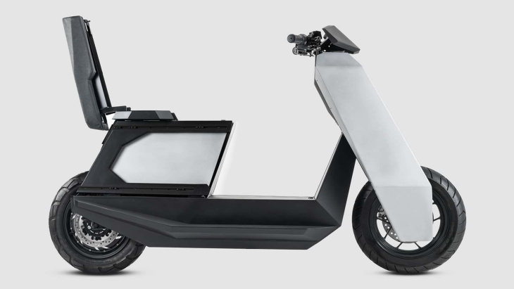 voici le scooter électrique inspiré du tesla cybertruck