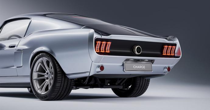 Voici la nouvelle Ford Mustang Fastback 1967, entièrement électrique