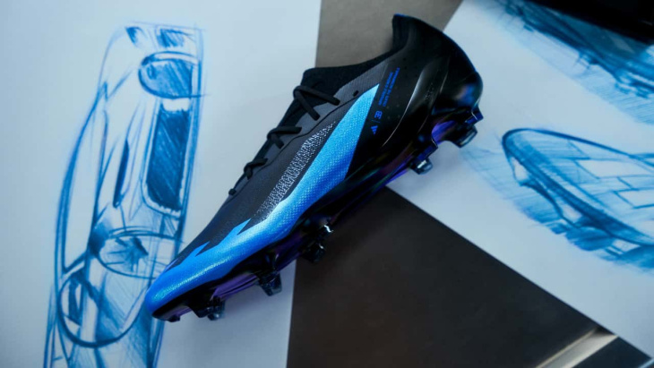 la vitesse de bugatti rencontre le style d'adidas pour une chaussure de football en édition limitée