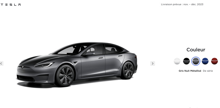 Tesla Model S et X : toutes les peintures sont désormais de série